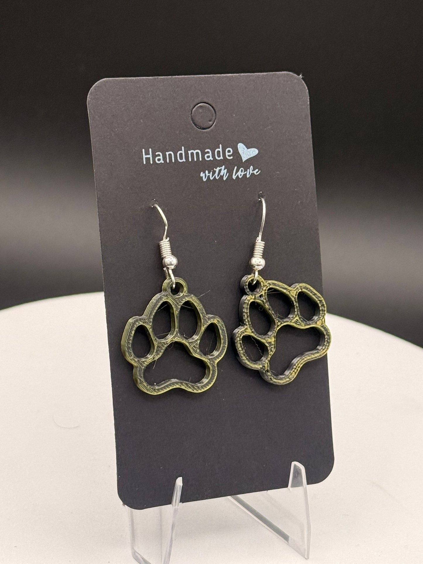 Earrings - Paw themed