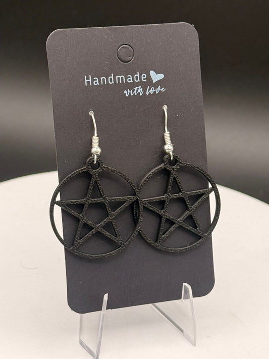 Earrings - Pentagram themed